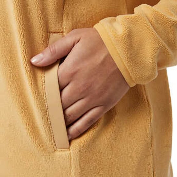 NWOT 32 Degrees Fleece Pullover with Snap Buttons | Mustard - Picture 4 of 8